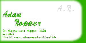 adam nopper business card